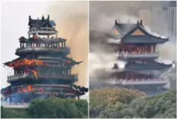 Temple blaze in China blamed on tourists’ ‘irresponsible’ handling of candle, incense