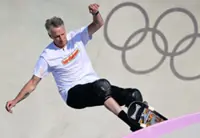 Skateboarding-Tony Hawk lobbying for vertical exhibition at Los Angeles Olympics