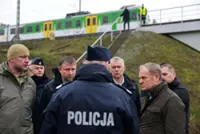 Polish PM says two responsible for railway blast worked for Russian intelligence