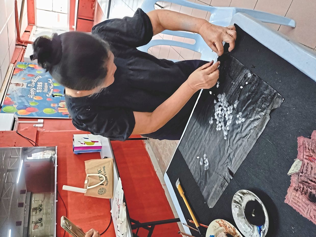 Chin's artistic journey took a profound turn 12 years ago when she discovered a Chinese brush painting course at a private college.