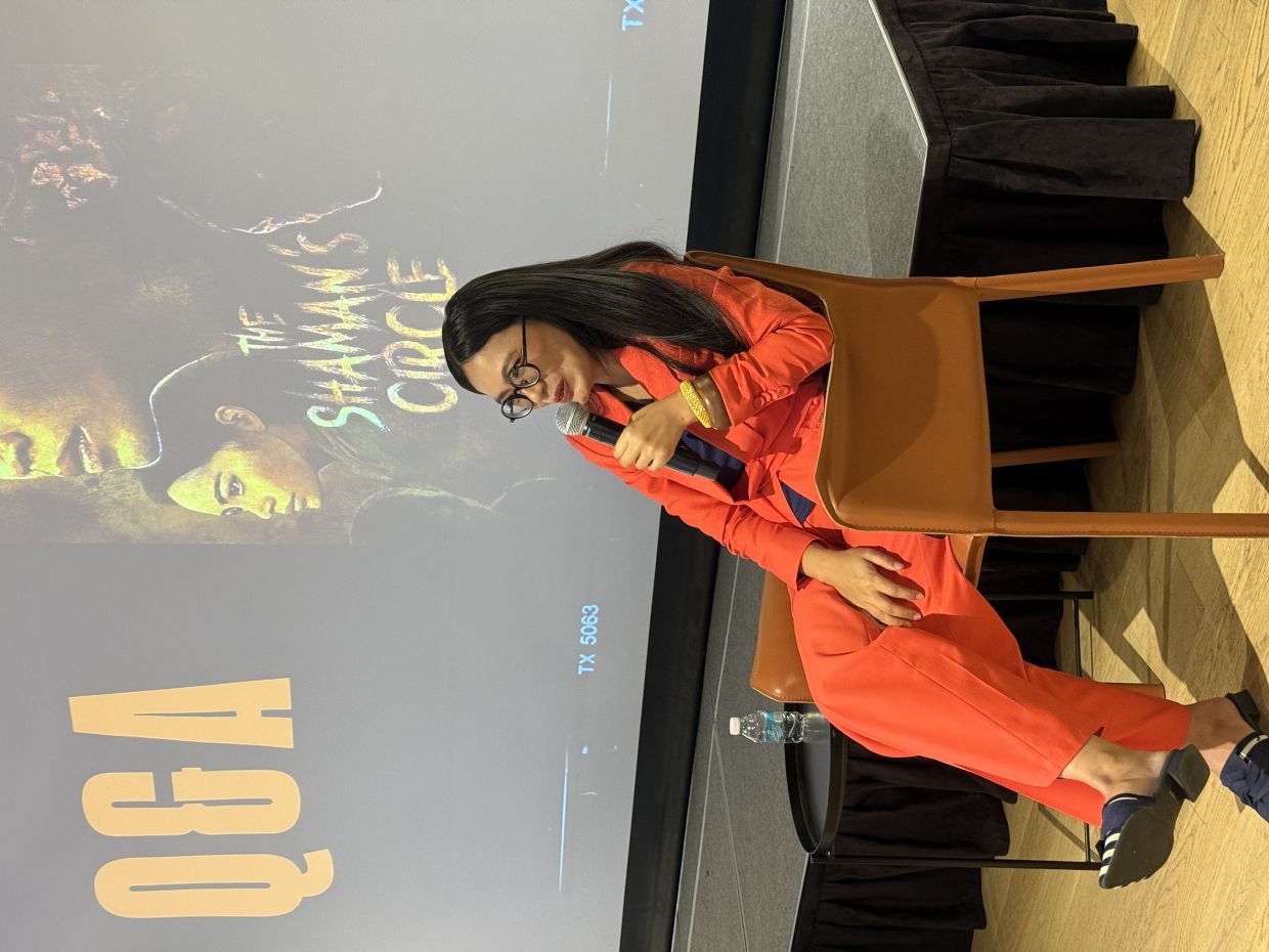 ‘Basically, what I’m trying to say through this story is don’t dabble in black magic – it will definitely come back to bite you,’ says Sariah, also known by her pen name, SW Jaafar. – Handout
