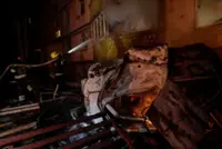 Russian drones hit Kharkiv apartment building, seven injured, officials say