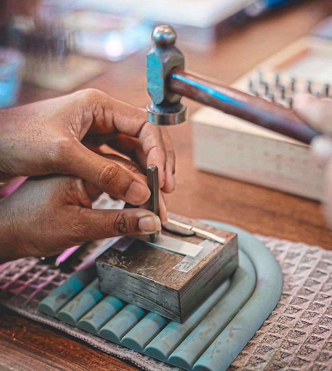 Handcrafted rings are unique as couples can customise every detail, from the shape and finish to engravings or hidden messages. Photo: Pakanira