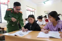 Volunteer police officer’s English lessons inspire and connect with community in remote area in Vietnam