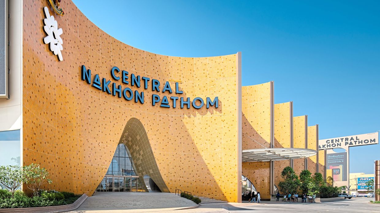The Central Nakhon Pathom in Nakhon Pathom, Thailand. Photo: stu/D/O Architects