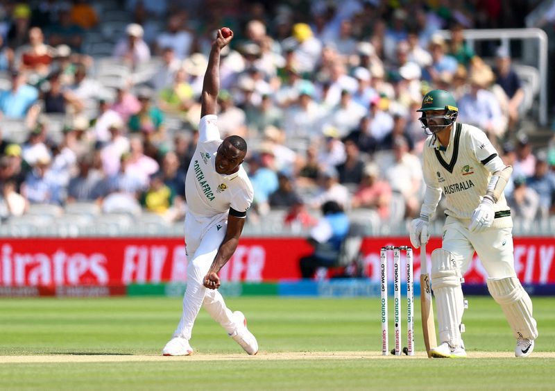 Cricket-South Africa fast bowler Rabada ruled out of second test against India