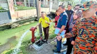 Hydrants get upgrade in fire-prone areas in Bukit Assek, Sibu