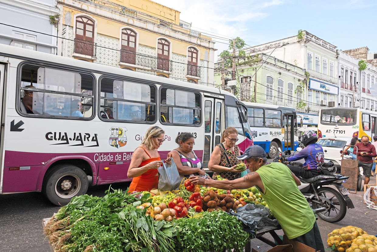 Some Belem locals still get their daily groceries and fresh produce from the Ver-o-Peso market.