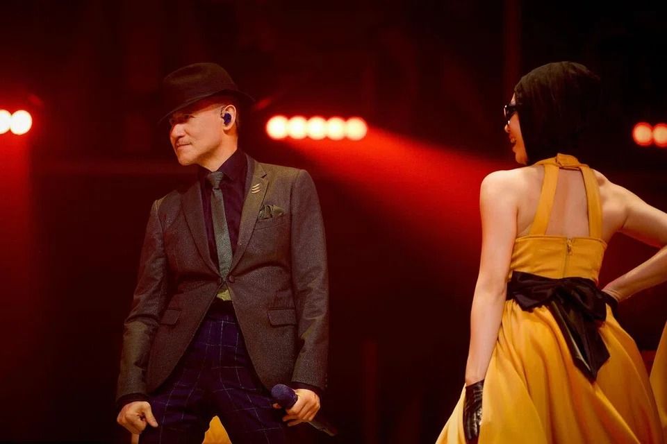 Jacky Cheung performed the 300th show of his 10th concert tour in Singapore on Nov 22. -- PHOTO: JDS ENTERTAINMENT via The Straits Times/ANN