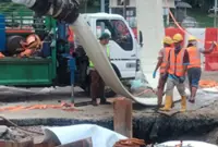 Dredging completed, focus shifts to sewage pipe repair after Jalan Kenari sinkhole