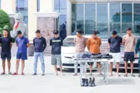 Kidnapping gang busted, handguns, police uniforms seized in Cambodia