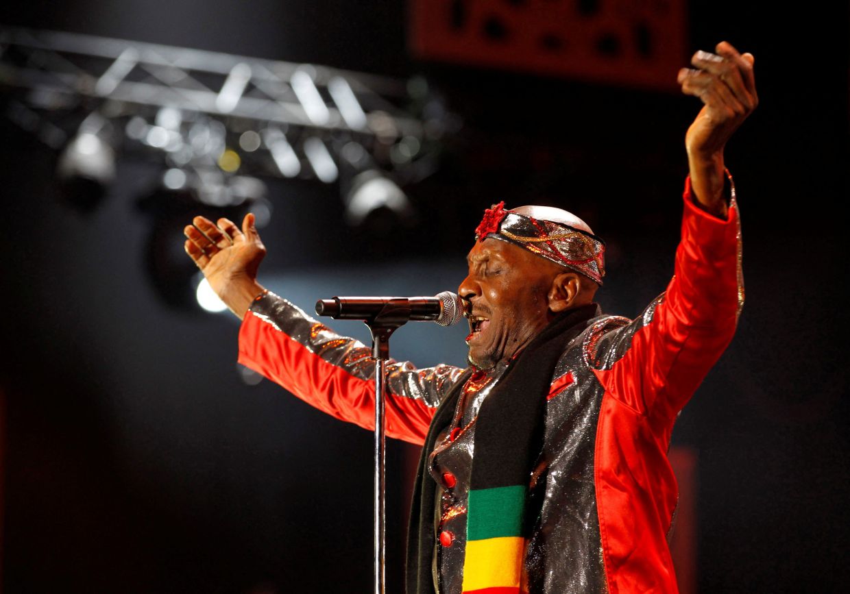 Jamaican musician Jimmy Cliff performs during the 10th Mawazine World Rhythms international music festival in Rabat, May 23, 2012. He died on Monday, Nov 24, 2025. -- REUTERS/Youssef Boudlal/File Photo