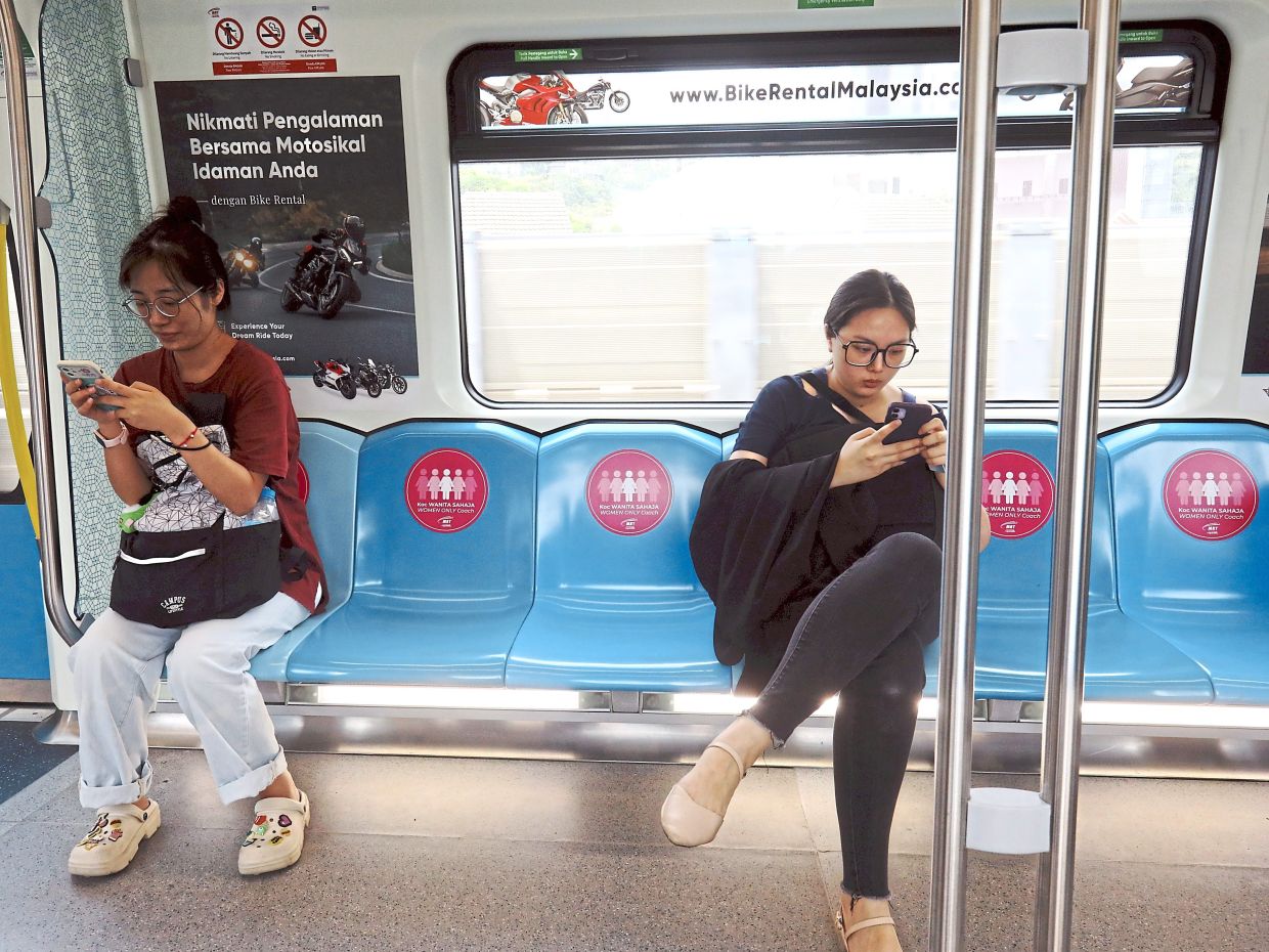 Women-only coaches in Klang Valley provide safe and convenient spaces for female passengers.