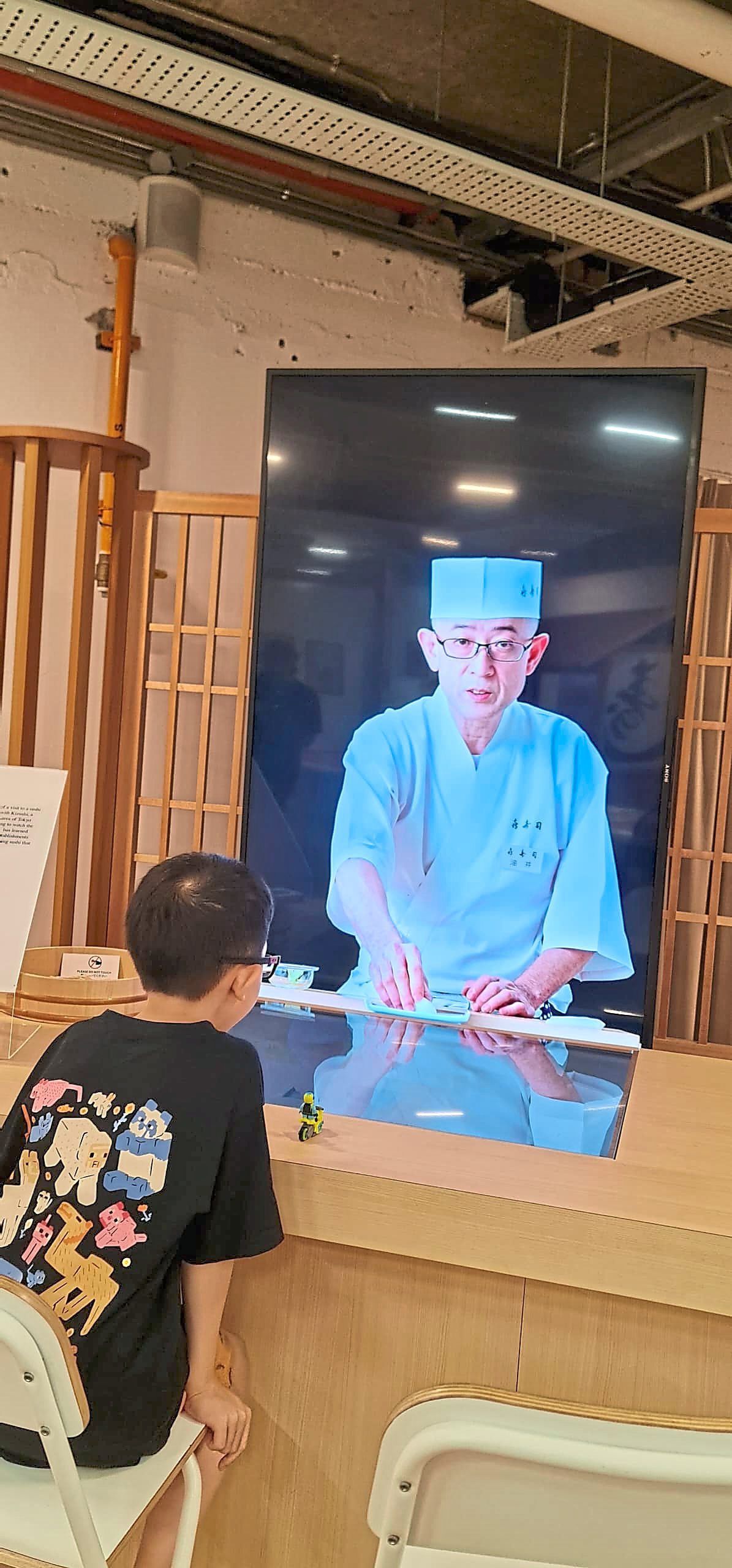 The virtual reality 'sushi shop' experience, where you can watch the virtual chef make sushi. – DARYL GOH/The Star