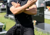 QuickCheck: Was a man performing silat in the middle of a Kluang cemetery?