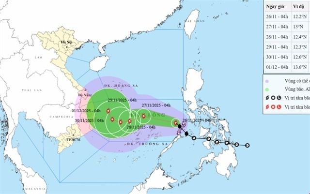 Vietnam braces for new storm, just as south-central region begins to recover from historic floods