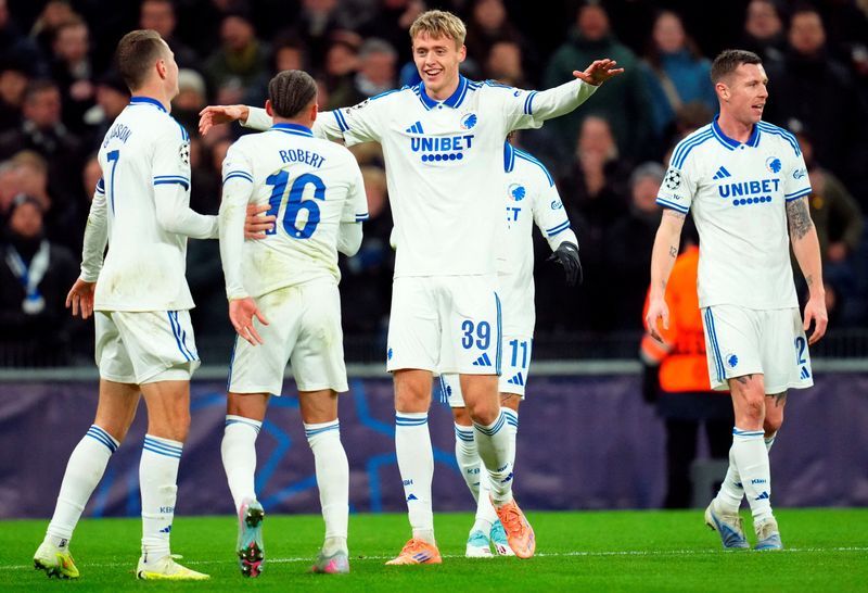 Soccer-FC Copenhagen edge Kairat 3-2 to grab first Champions League win