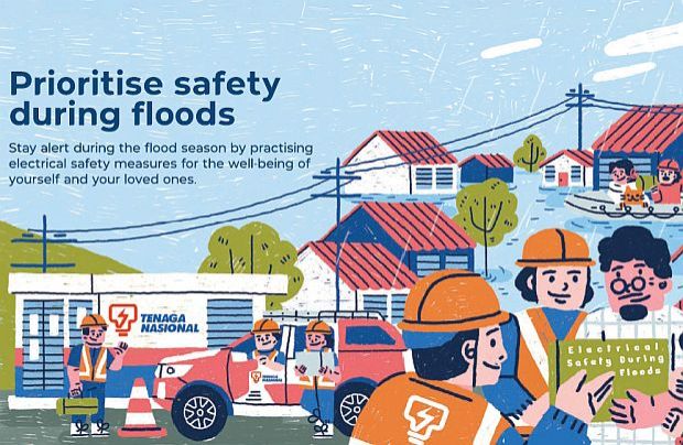 Electrical safety measures during and after flood