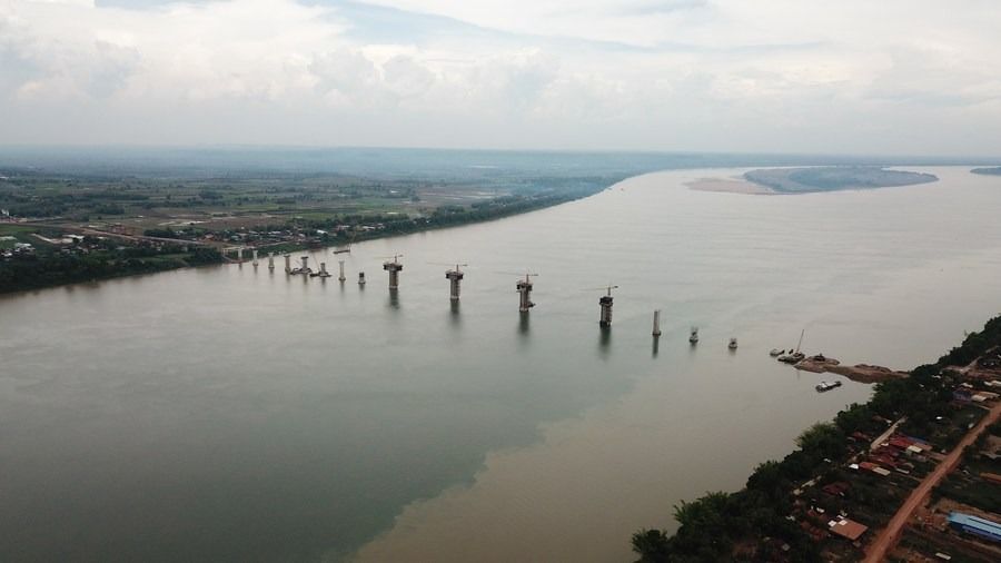 China-funded Mekong River bridge in north-east Cambodia nearing completion