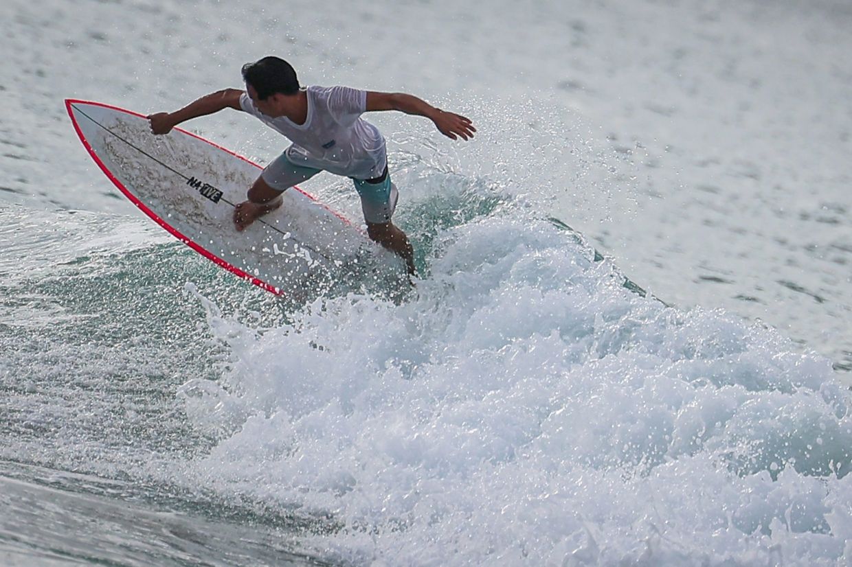 Kudat is an up-and-coming surfing spot. 