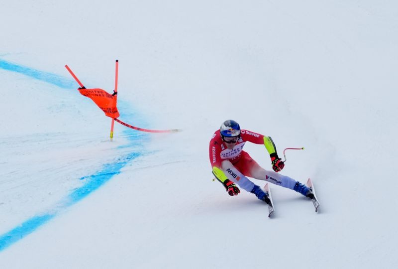 Alpine skiing-Switzerland's Odermatt triumphs in Copper Mountain Super-G