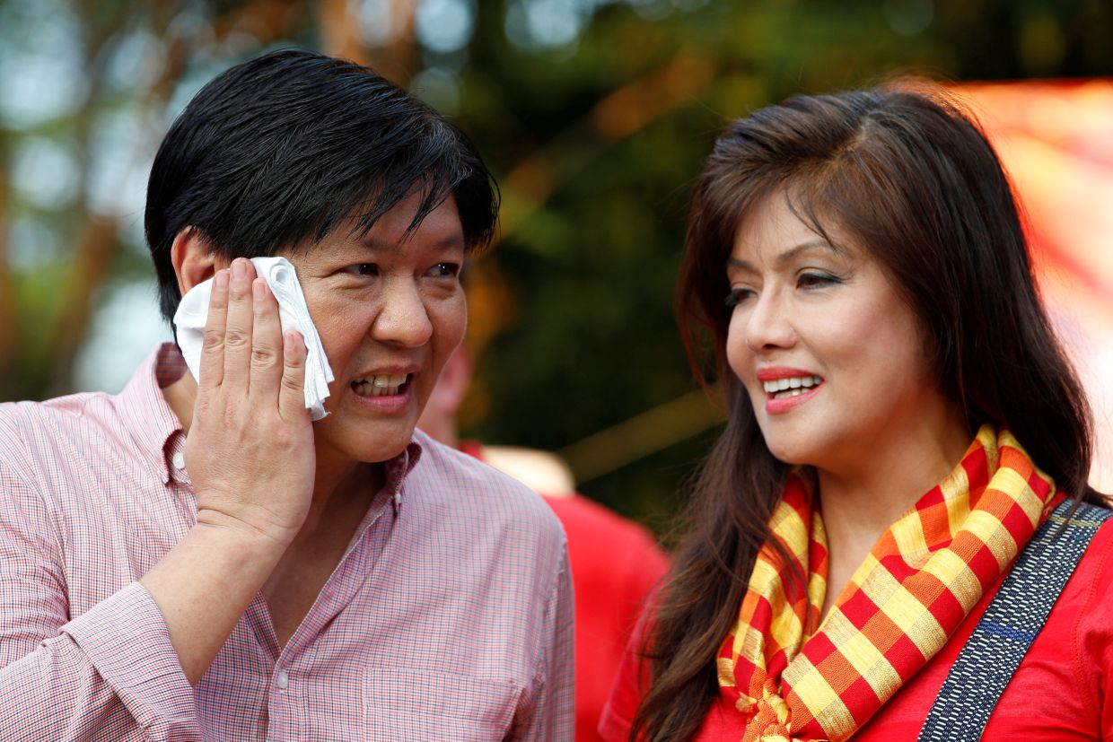 Marcos’ sister backs VP Duterte as country's new leader amid graft scandal