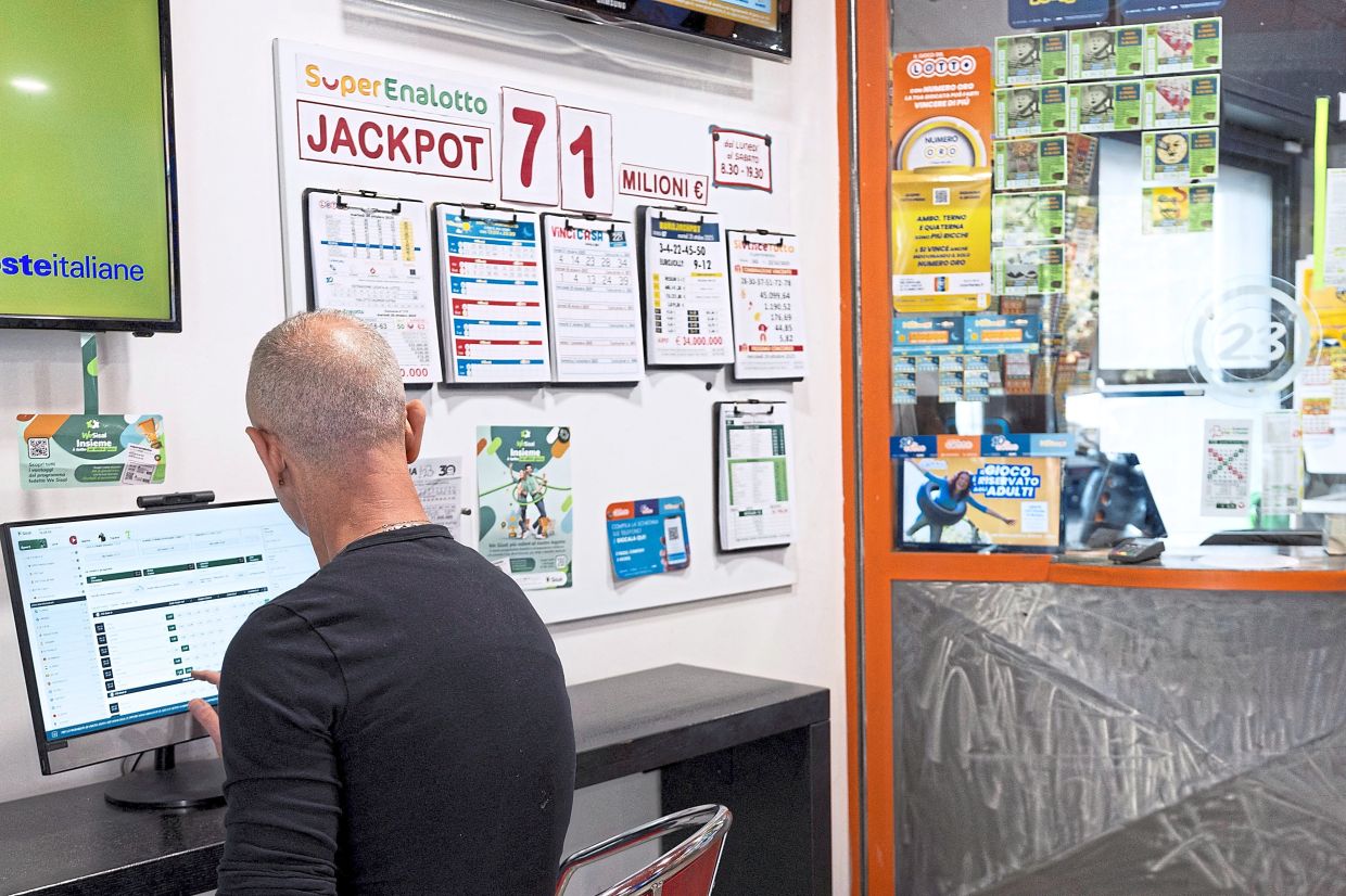 About 20.5 million Italians or 43% of the adult population, gambled at least once in 2022. — Reuters