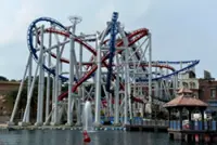 Sixteen people guided down from stalled Battlestar Galactica ride at Universal Studios Singapore; no injuries reported