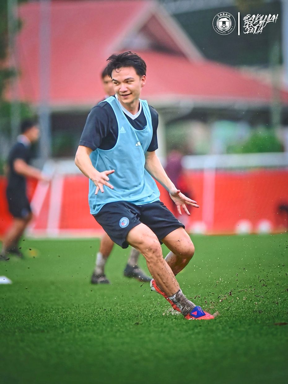 Sharpening their horns: Sabah midfielder Stuart Wilkin— Sabah FC