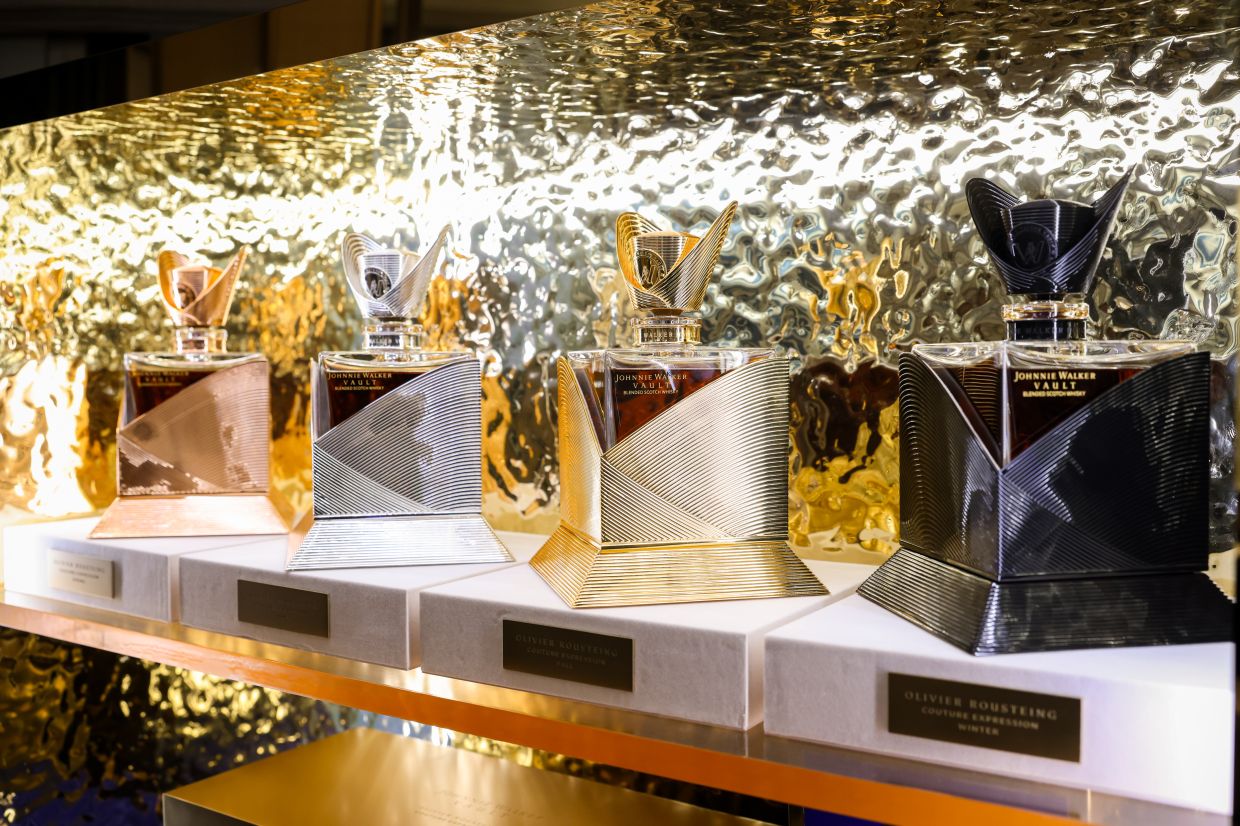 The Couture Expression comprises four whiskies, each named after a season.
