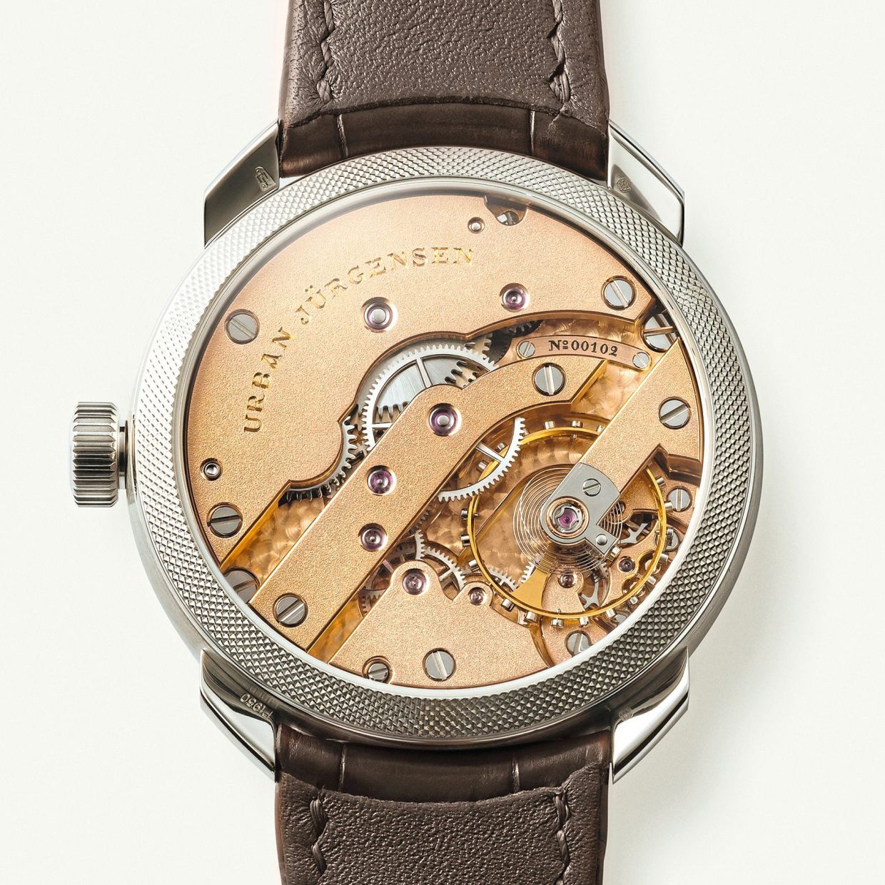 Urban Jurgensen UJ-2: At the core are sophisticated dual escape wheels that reduce friction and optimise energy delivery.