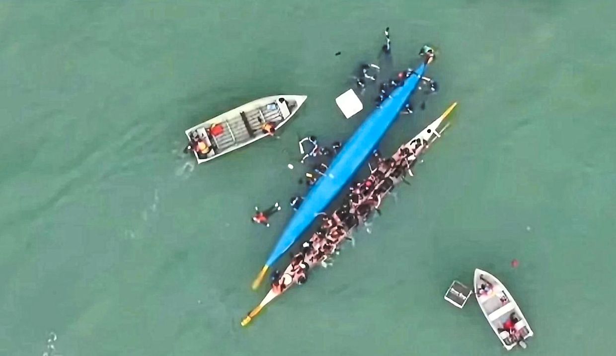 Crash rocks Dragon Boat Regatta