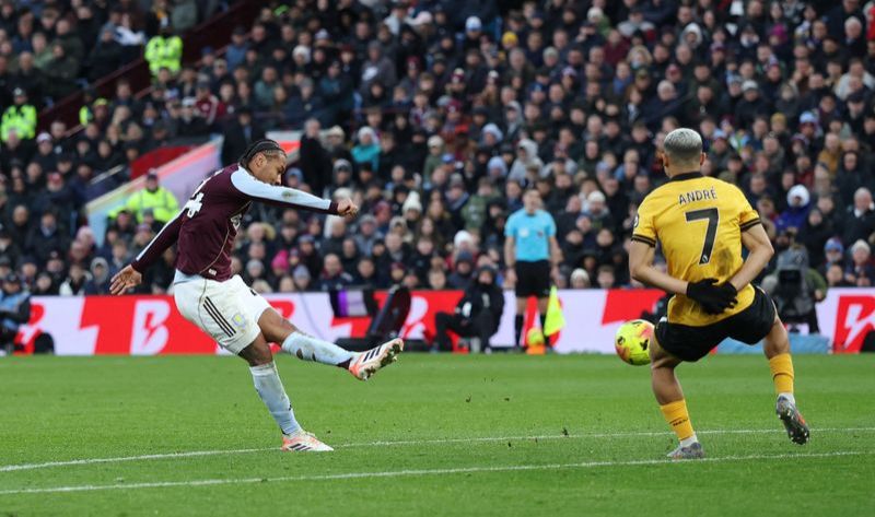 Soccer-Kamara stunner sends Villa third with narrow win over Wolves