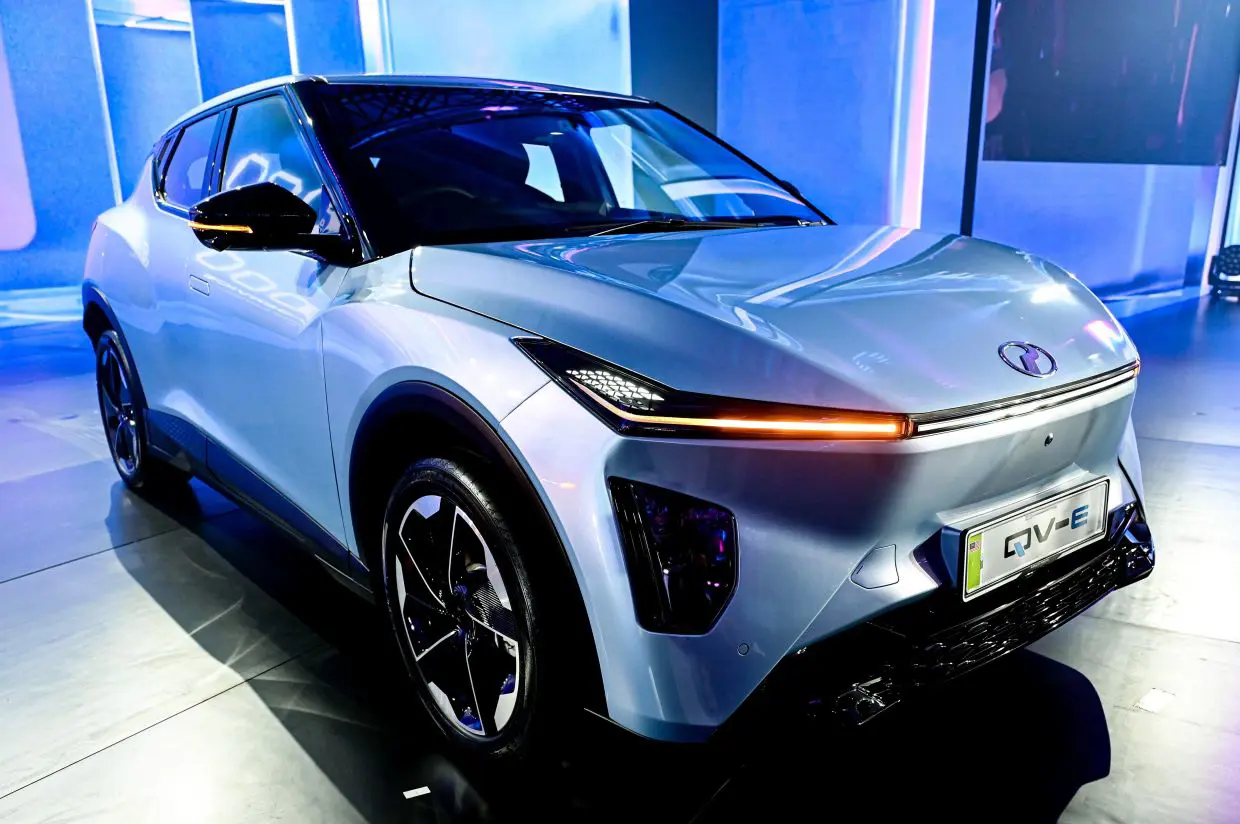 Perodua unveils QV-E, its first electric vehicle, at RM80,000 | The Star