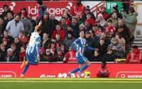 Soccer-De Cuyper, Tzimas on target as Brighton down Forest to go fifth
