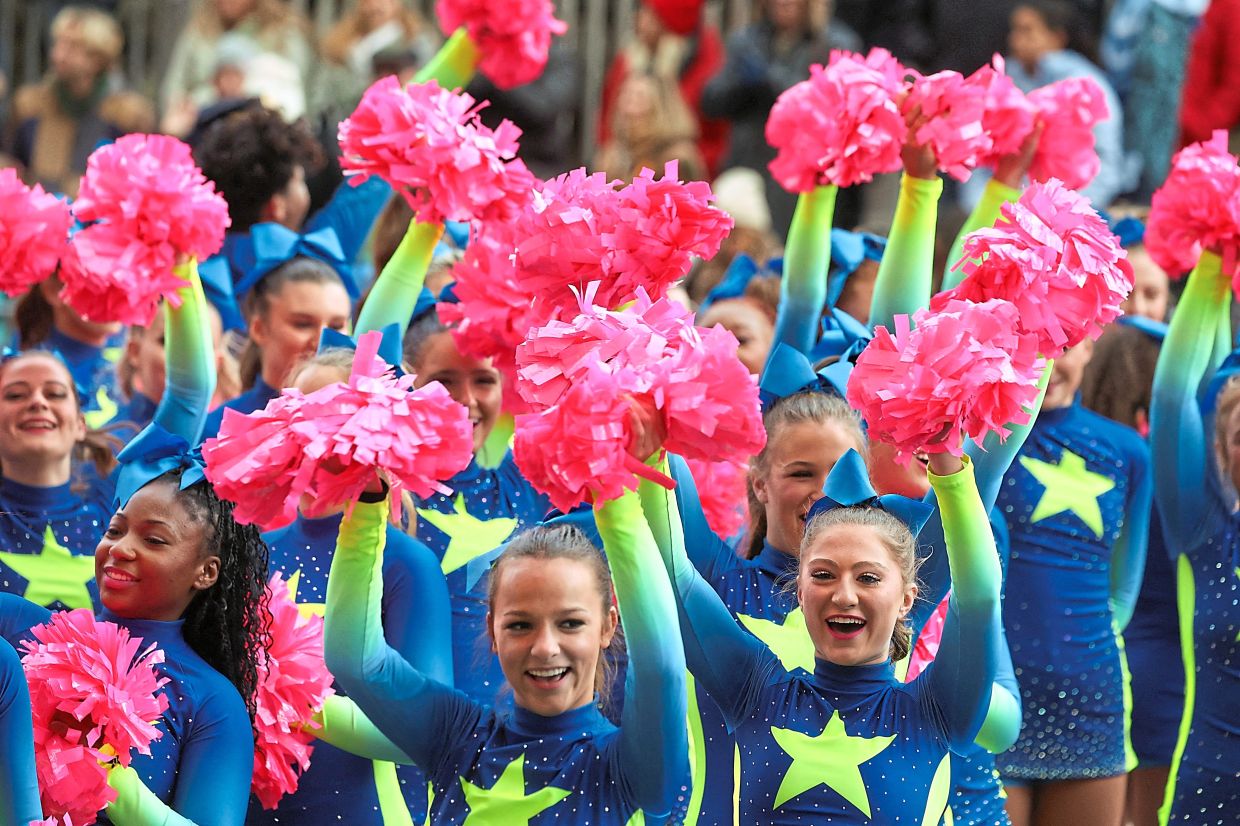 8. Dancers performing during the parade in New York City. — Reuters