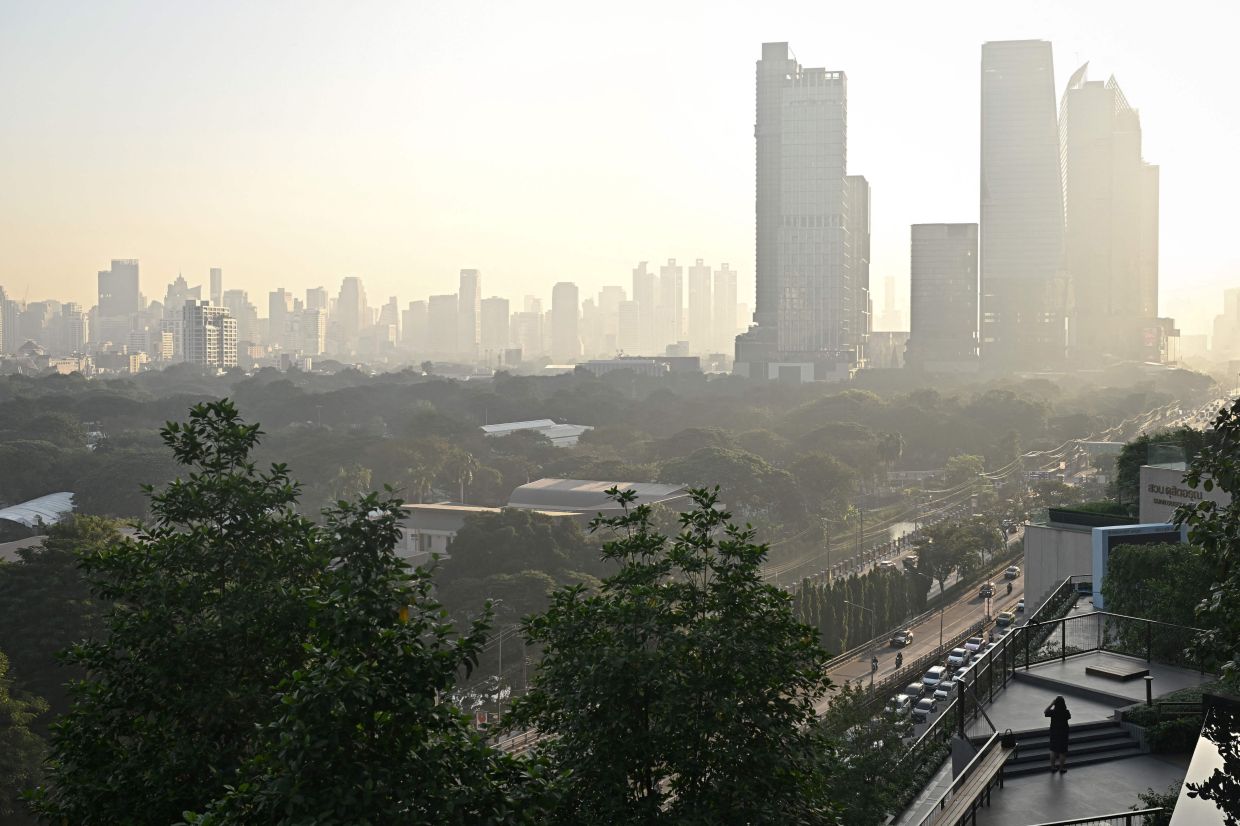 Mask up: PM2.5 pollution blankets Bangkok, with Sathorn district severely affected