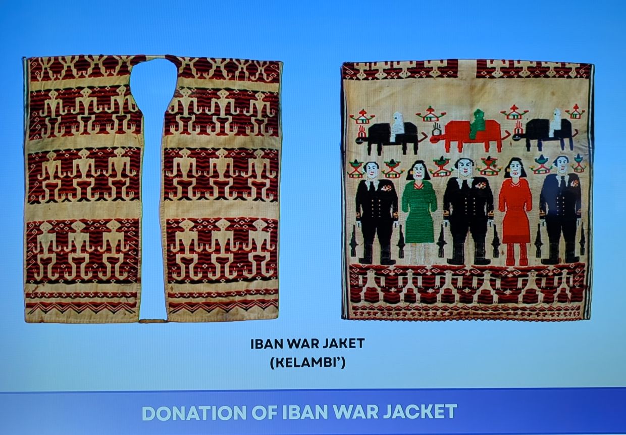 thestar.com.my - SHARON LING - Iban war jacket among artefacts received by S'wak Museum Dept this year, state assembly told