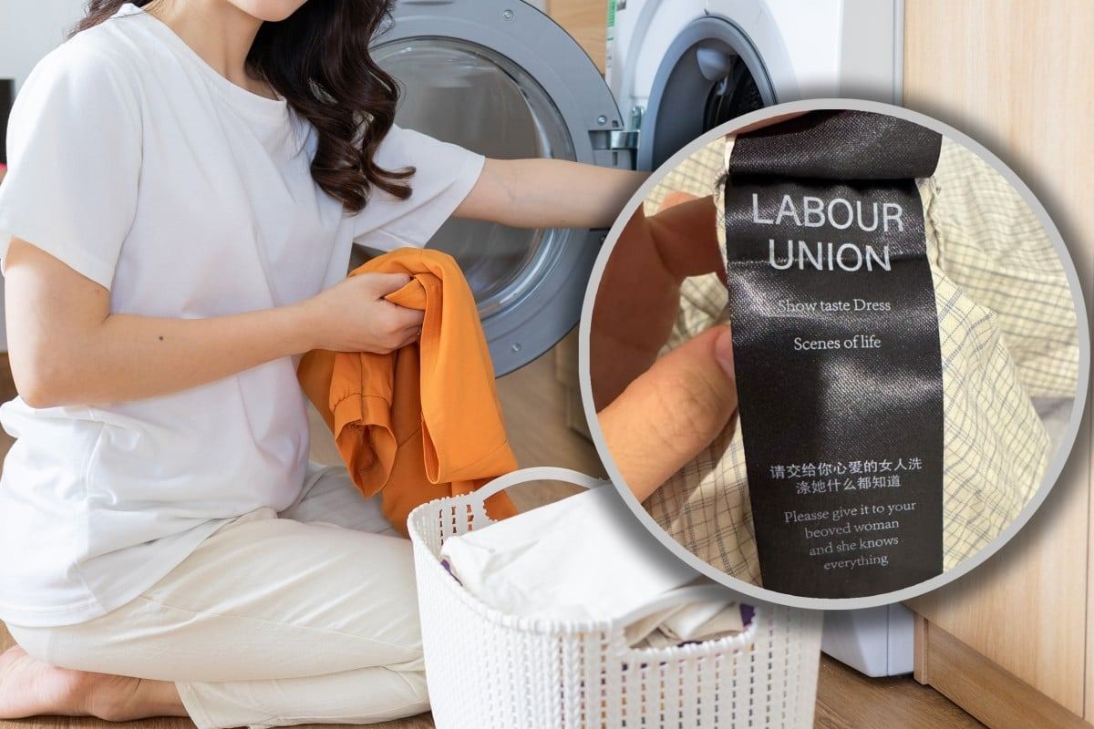 China men’s clothing brand slammed for laundry care tag, ‘please give it to your beloved woman’