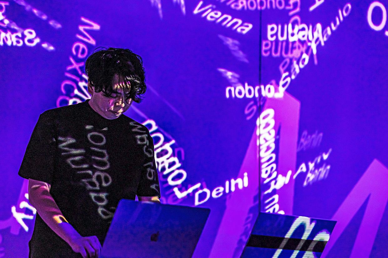 Toru Izumida, a Japan-born audio and visual artist based in New York, is one of the highlights of the Tekka festival at KLPac. Photo: Handout