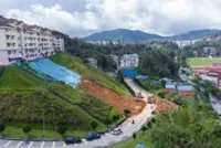 ‘Rain behind Cameron apartment landslide’