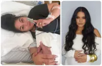 Vanessa Hudgens suffers broken blood vessel during birth of second child