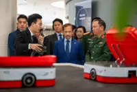 Brunei Sultan visits Viettel Group headquarters in Hanoi