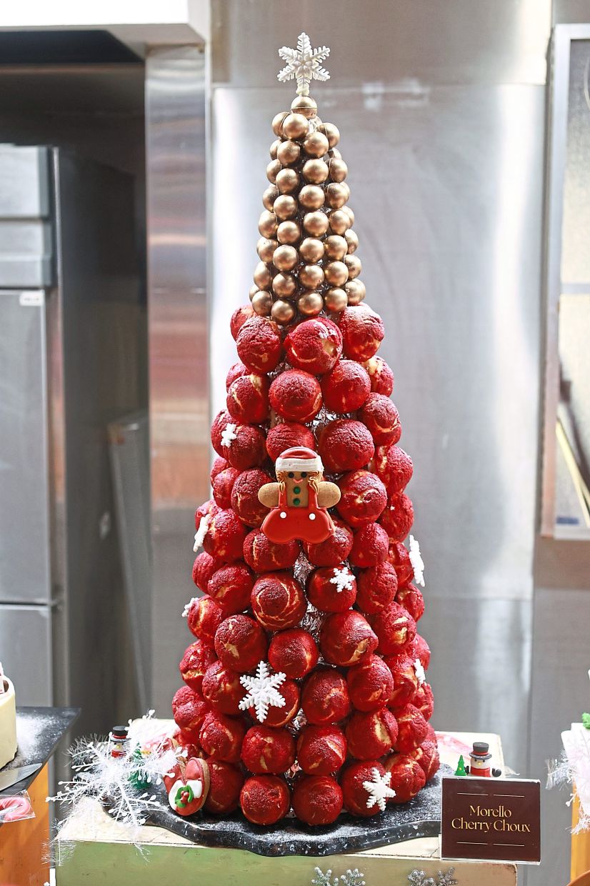 The Morello Cherry Choux tower is an eye-catching sight.