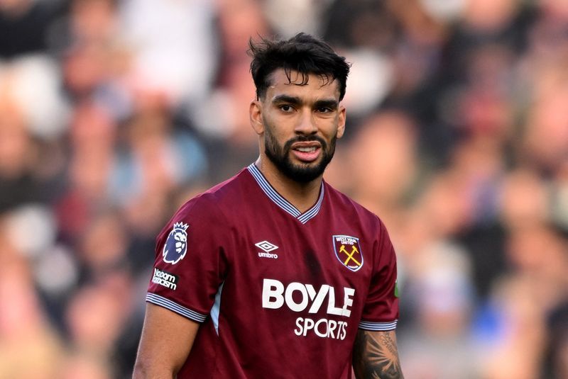 Soccer-Paqueta 'suffering' following red card, says West Ham boss Nuno