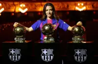 Soccer-Barcelona's Bonmati out for five months after leg surgery