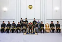 King presents instruments of appointment to five judges