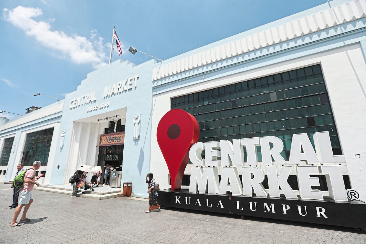 Central Market Kuala Lumpur is located in this Art Deco building that’s been preserved since the 1930s. Once a trading hub for fresh produce, it has evolved into a bustling centre where culture, craftsmanship and history blend seamlessly in the heart of the city. — YAP CHEE HONG, AZHAR MAHFOF and GLENN GUAN/The Star