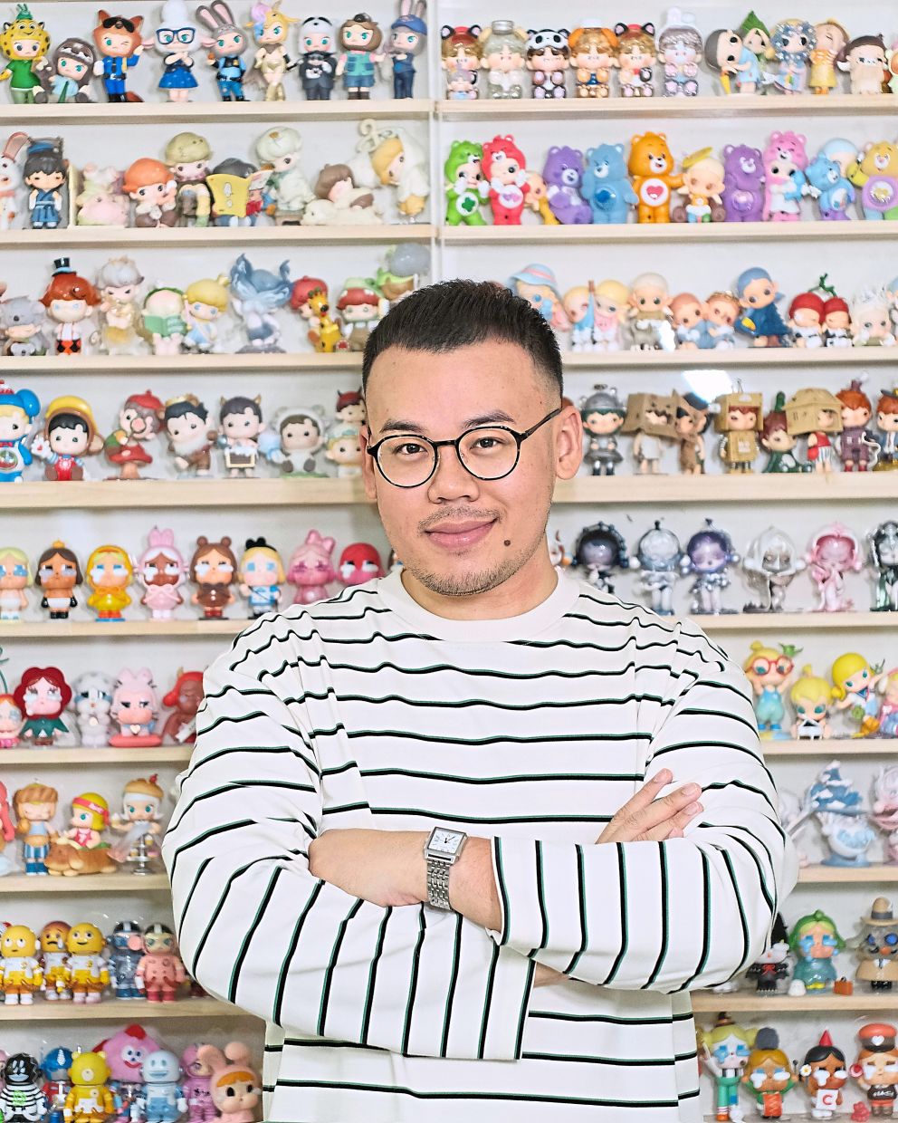 Pop Mart figurines are considered pieces of art by Syed Faizal. Photo: Syed Faizal Syed Noh