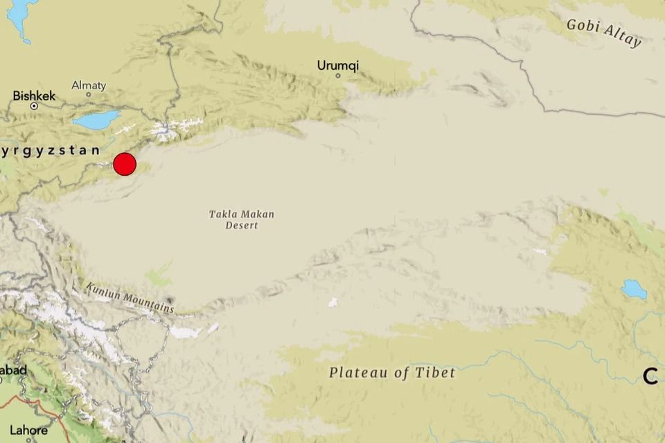Magnitude 6.0 earthquake strikes China's Xinjiang region